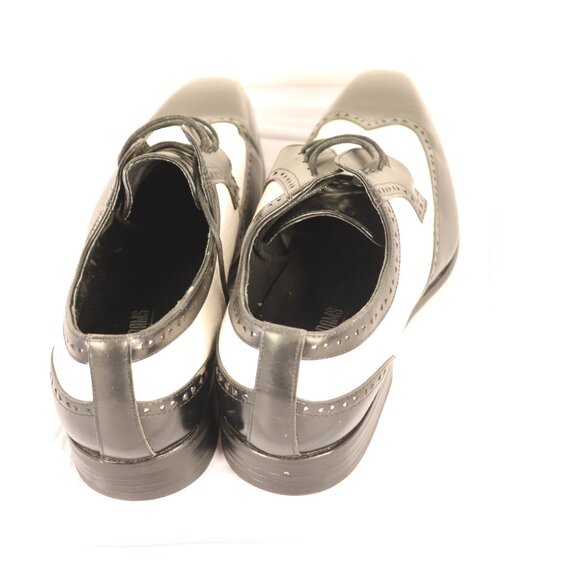 Men\'s Black and White Dress Shoes by Stacy Adams SZ 9.5W In Very Good Condition main image 5